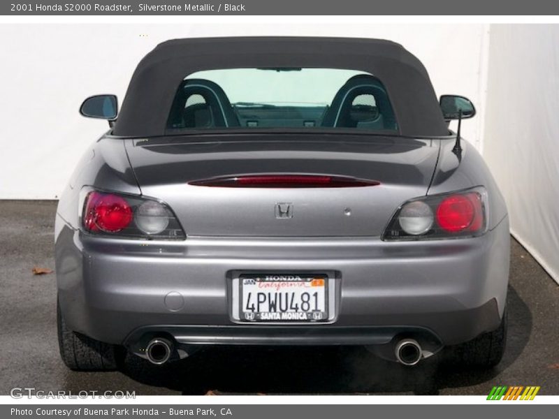 Silverstone Metallic / Black 2001 Honda S2000 Roadster