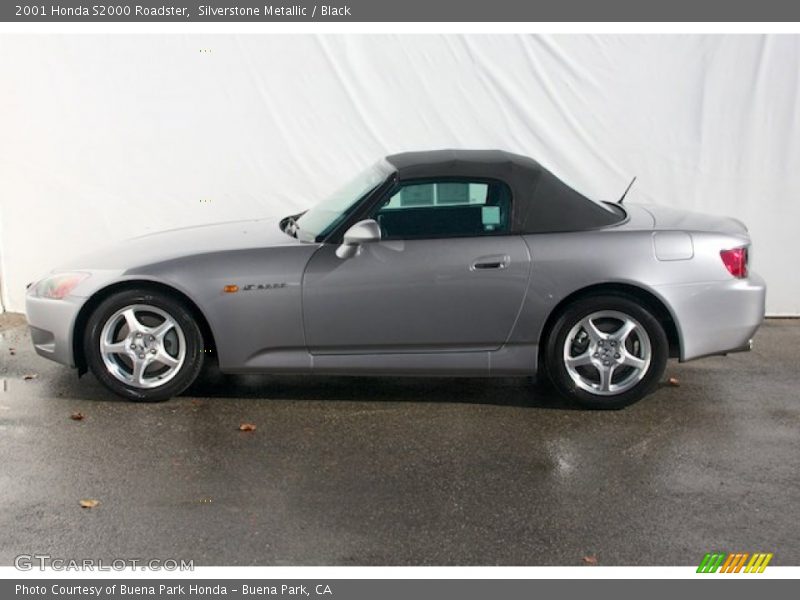 Silverstone Metallic / Black 2001 Honda S2000 Roadster