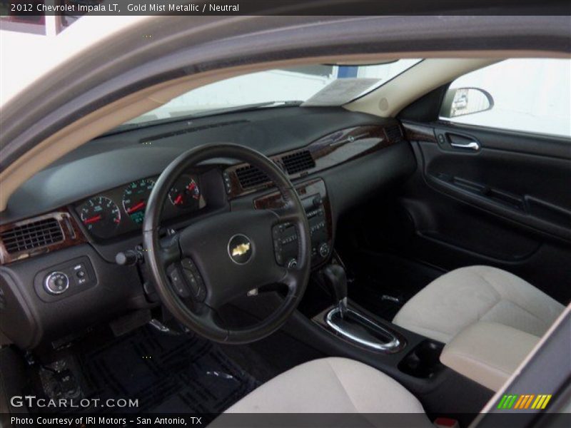 Gold Mist Metallic / Neutral 2012 Chevrolet Impala LT