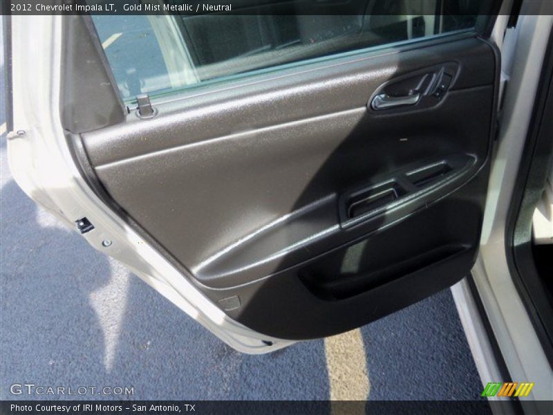 Gold Mist Metallic / Neutral 2012 Chevrolet Impala LT