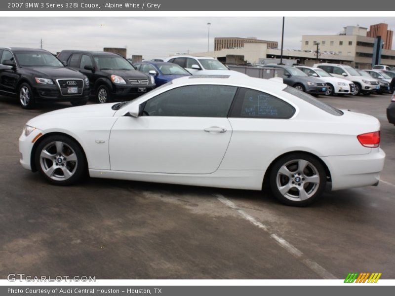 Alpine White / Grey 2007 BMW 3 Series 328i Coupe