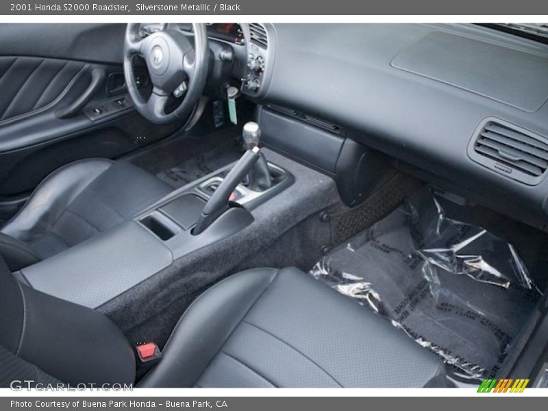 Silverstone Metallic / Black 2001 Honda S2000 Roadster