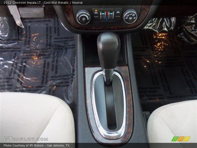 Gold Mist Metallic / Neutral 2012 Chevrolet Impala LT