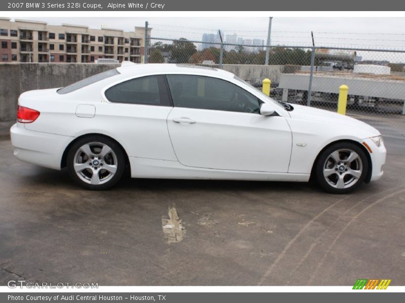 Alpine White / Grey 2007 BMW 3 Series 328i Coupe