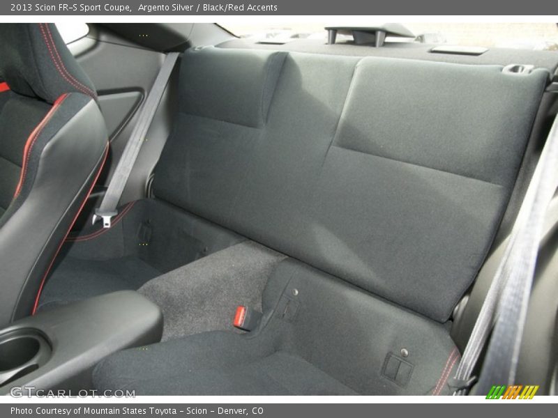Rear Seat of 2013 FR-S Sport Coupe