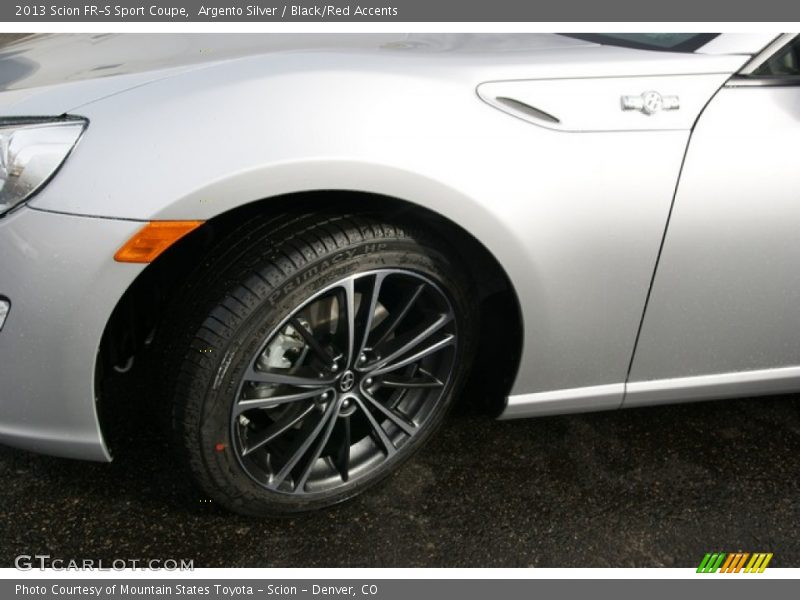 Argento Silver / Black/Red Accents 2013 Scion FR-S Sport Coupe