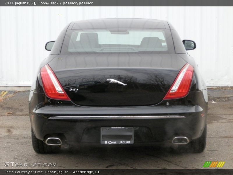 Ebony Black / Jet Black/Jet Black 2011 Jaguar XJ XJ