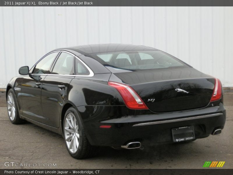 Ebony Black / Jet Black/Jet Black 2011 Jaguar XJ XJ