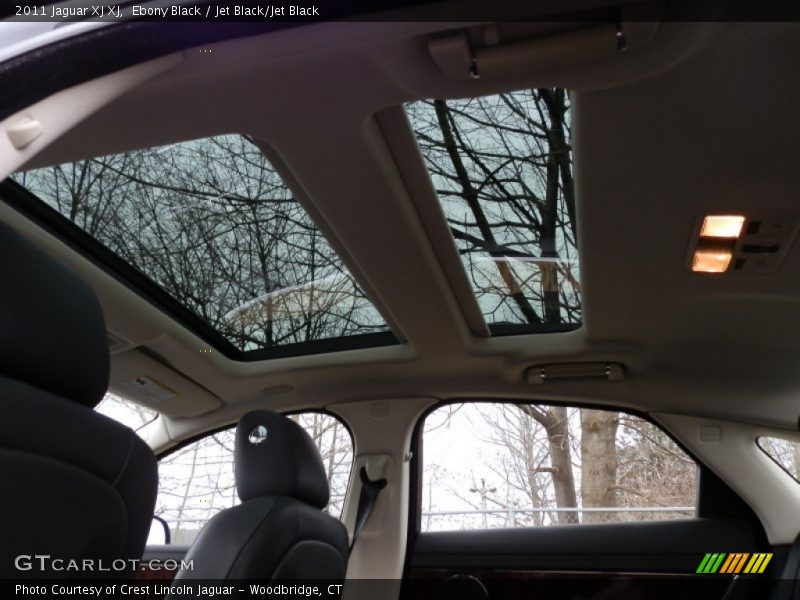 Ebony Black / Jet Black/Jet Black 2011 Jaguar XJ XJ