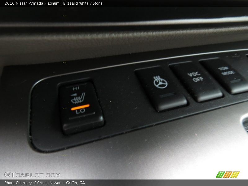 Blizzard White / Stone 2010 Nissan Armada Platinum