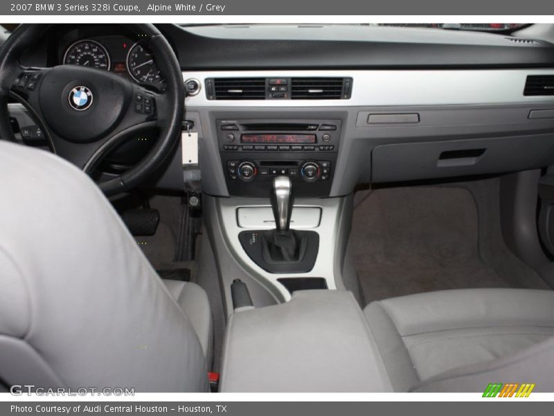 Alpine White / Grey 2007 BMW 3 Series 328i Coupe
