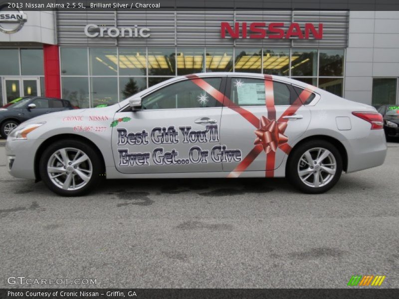 Brilliant Silver / Charcoal 2013 Nissan Altima 2.5 SL