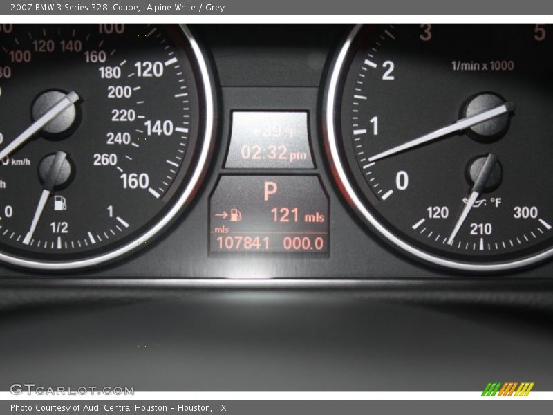 Alpine White / Grey 2007 BMW 3 Series 328i Coupe