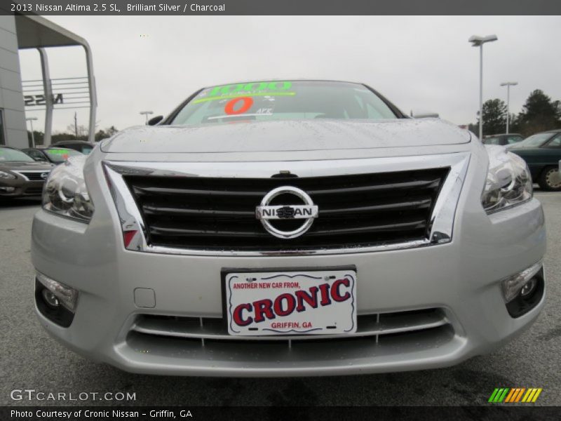 Brilliant Silver / Charcoal 2013 Nissan Altima 2.5 SL