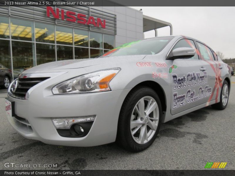 Brilliant Silver / Charcoal 2013 Nissan Altima 2.5 SL