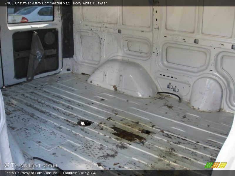 Ivory White / Pewter 2001 Chevrolet Astro Commercial Van