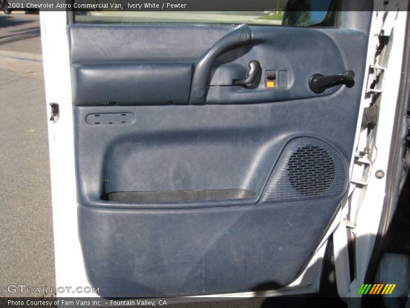 Ivory White / Pewter 2001 Chevrolet Astro Commercial Van