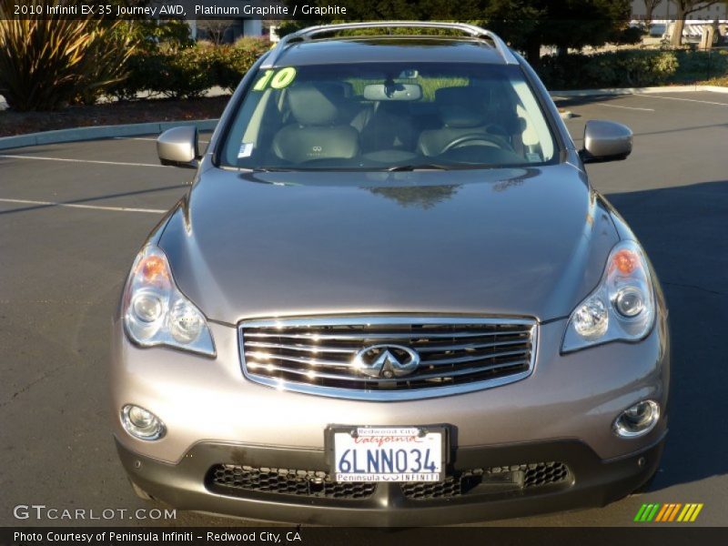 Platinum Graphite / Graphite 2010 Infiniti EX 35 Journey AWD