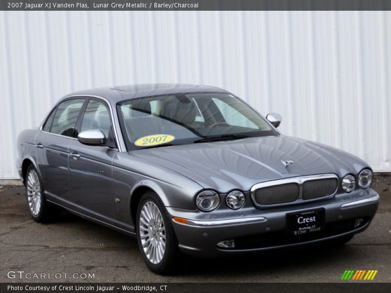 Lunar Grey Metallic / Barley/Charcoal 2007 Jaguar XJ Vanden Plas