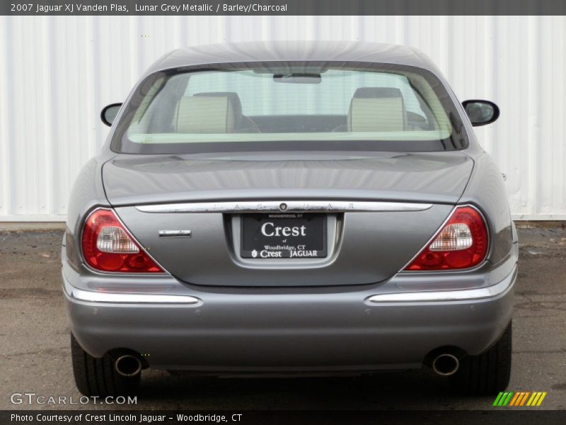 Lunar Grey Metallic / Barley/Charcoal 2007 Jaguar XJ Vanden Plas