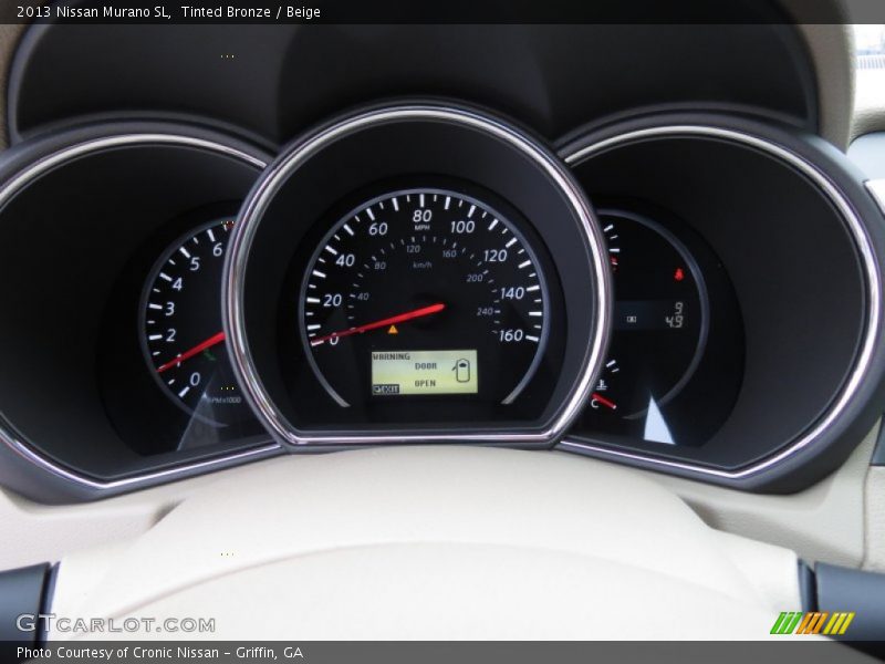  2013 Murano SL SL Gauges