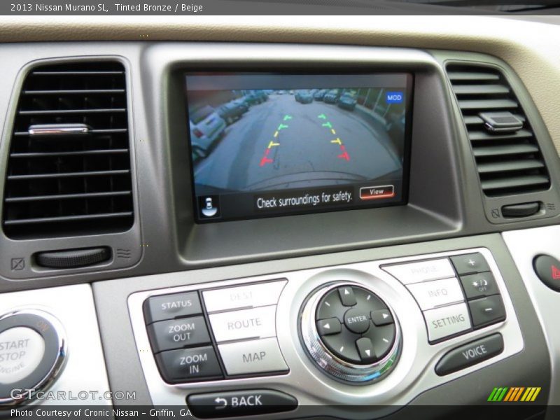 Controls of 2013 Murano SL