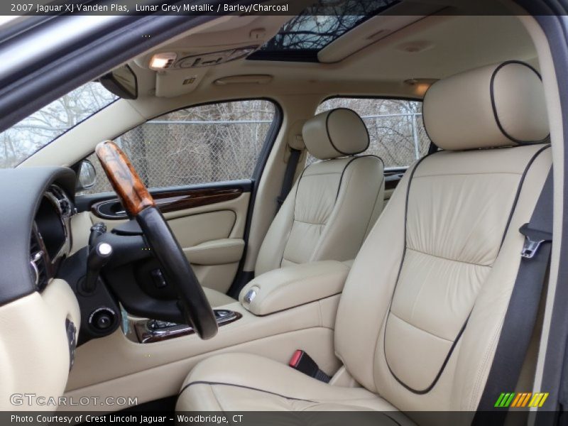 Lunar Grey Metallic / Barley/Charcoal 2007 Jaguar XJ Vanden Plas