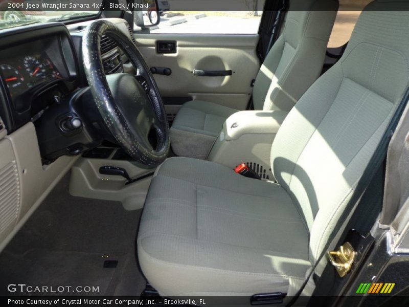 Front Seat of 2004 Wrangler Sahara 4x4