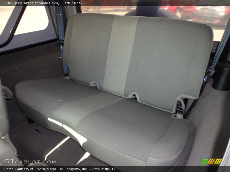 Rear Seat of 2004 Wrangler Sahara 4x4