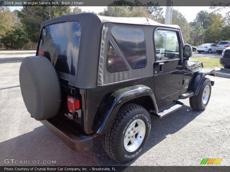 Black / Khaki 2004 Jeep Wrangler Sahara 4x4
