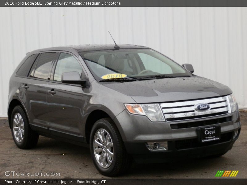 Sterling Grey Metallic / Medium Light Stone 2010 Ford Edge SEL