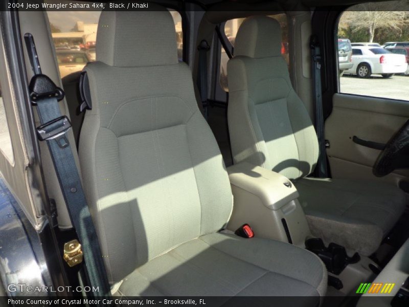Black / Khaki 2004 Jeep Wrangler Sahara 4x4