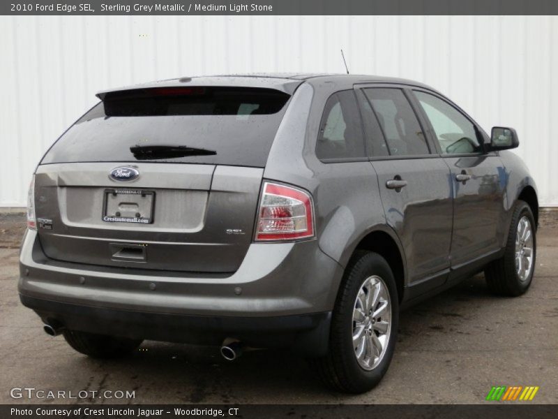 Sterling Grey Metallic / Medium Light Stone 2010 Ford Edge SEL
