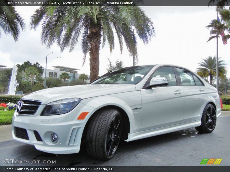 Front 3/4 View of 2009 C 63 AMG