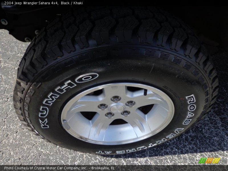 Black / Khaki 2004 Jeep Wrangler Sahara 4x4