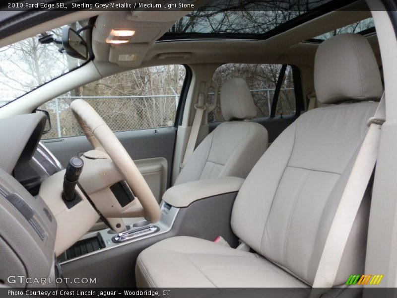 Sterling Grey Metallic / Medium Light Stone 2010 Ford Edge SEL