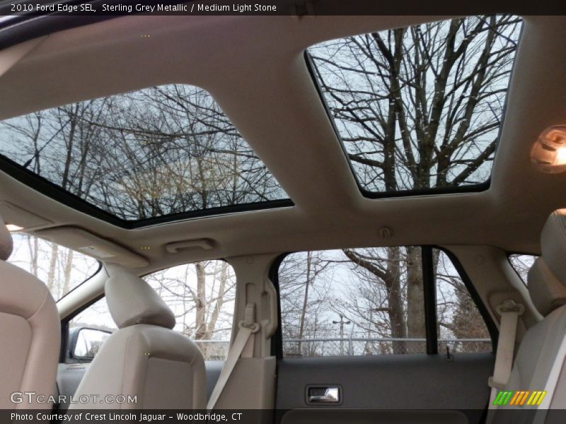 Sterling Grey Metallic / Medium Light Stone 2010 Ford Edge SEL