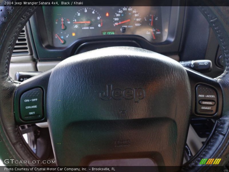 Black / Khaki 2004 Jeep Wrangler Sahara 4x4