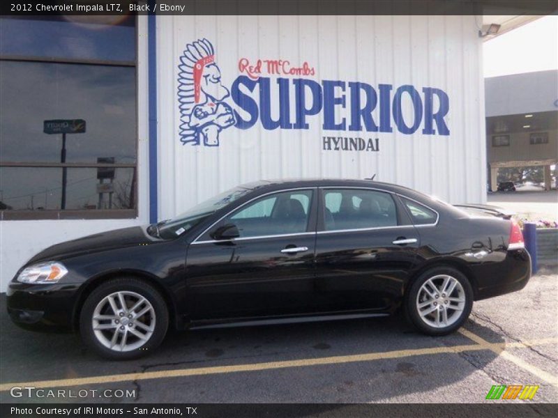 Black / Ebony 2012 Chevrolet Impala LTZ