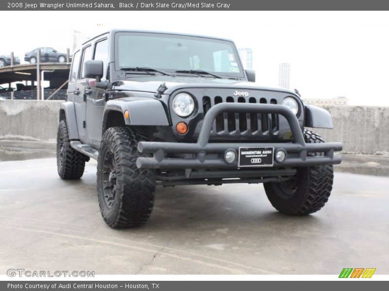 Black / Dark Slate Gray/Med Slate Gray 2008 Jeep Wrangler Unlimited Sahara