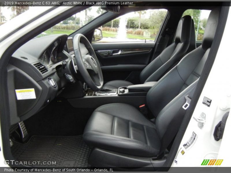  2009 C 63 AMG Black AMG Premium Leather Interior