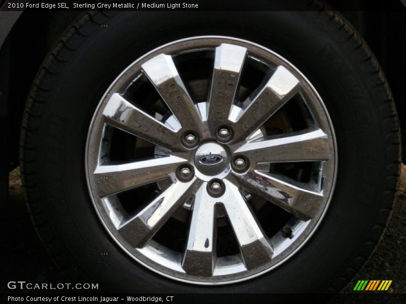Sterling Grey Metallic / Medium Light Stone 2010 Ford Edge SEL