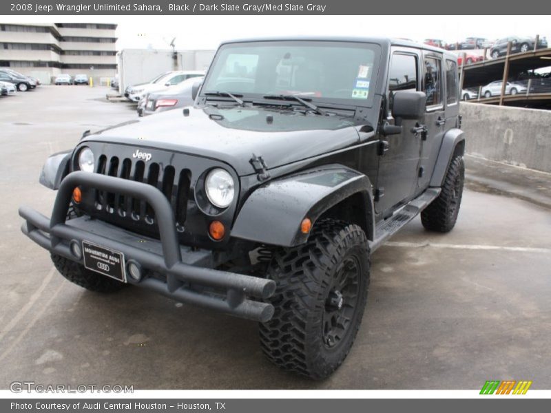 Black / Dark Slate Gray/Med Slate Gray 2008 Jeep Wrangler Unlimited Sahara
