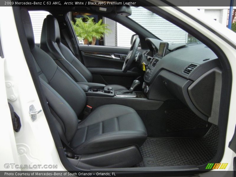Front Seat of 2009 C 63 AMG
