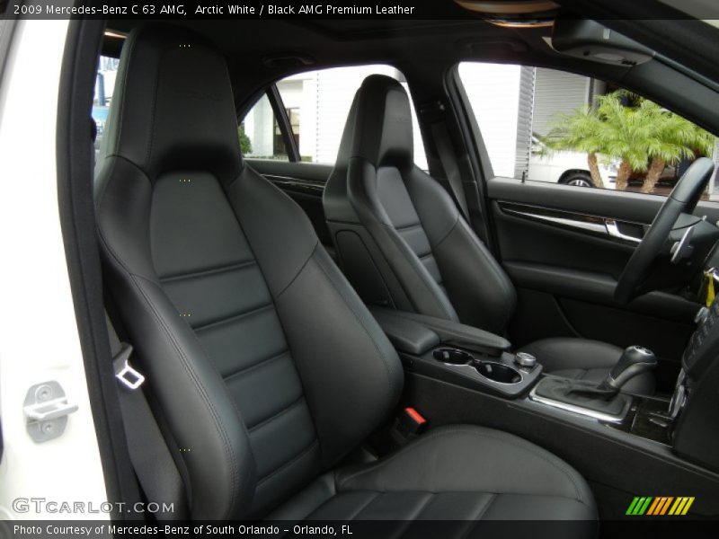 Front Seat of 2009 C 63 AMG