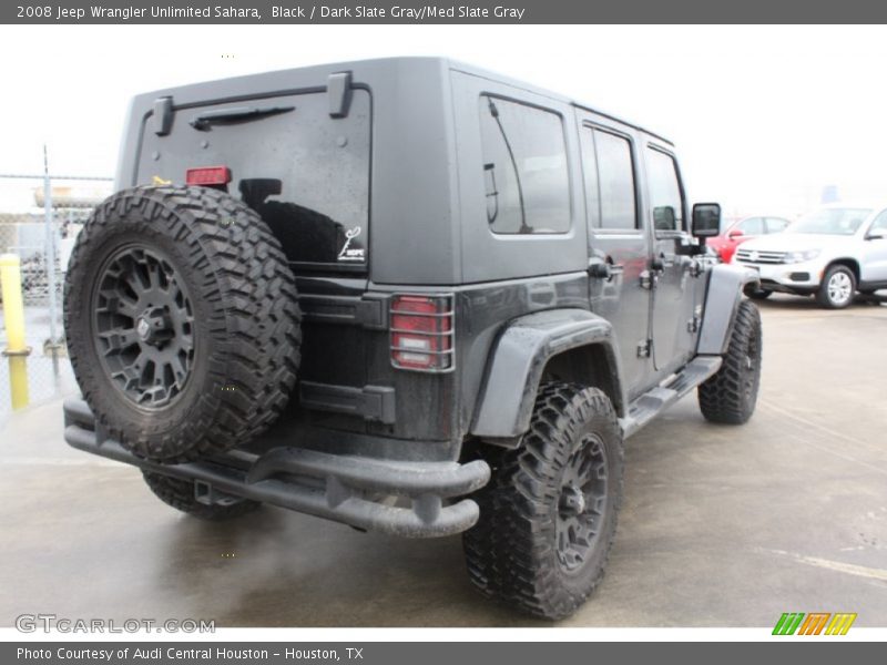 Black / Dark Slate Gray/Med Slate Gray 2008 Jeep Wrangler Unlimited Sahara