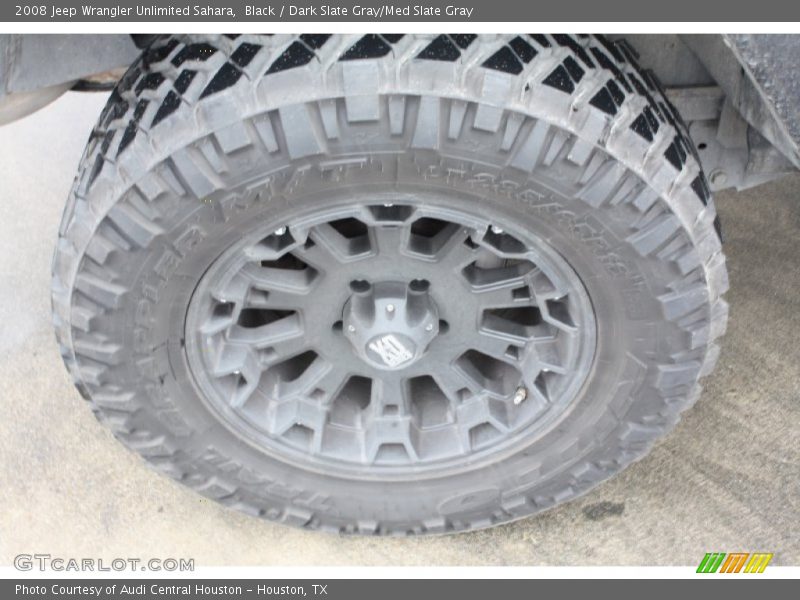 Black / Dark Slate Gray/Med Slate Gray 2008 Jeep Wrangler Unlimited Sahara