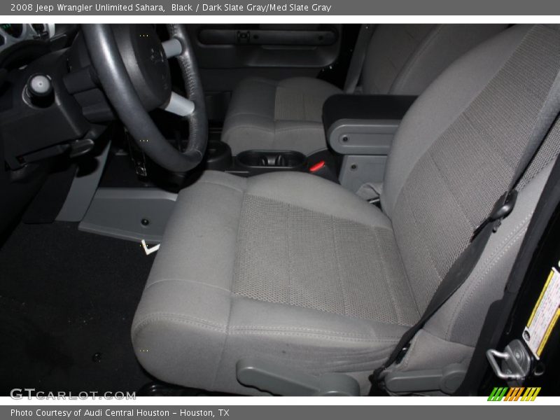 Black / Dark Slate Gray/Med Slate Gray 2008 Jeep Wrangler Unlimited Sahara