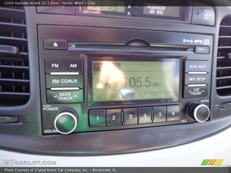 Audio System of 2009 Accent GS 3 Door