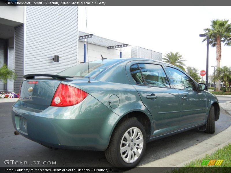 Silver Moss Metallic / Gray 2009 Chevrolet Cobalt LS Sedan